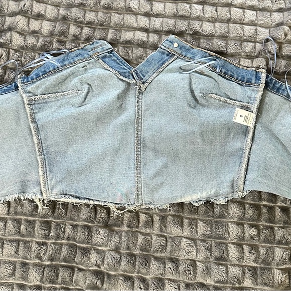 AKIRA Light Blue Denim Corset - Picture 5 of 5